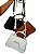 Bolsa Tiracolo Transversal Croco - Cor Bege, Couro Sintético - Modelo Cecilia - Imagem 7