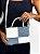 Bolsa Quadrada Jeans - Cor Branco, Couro Sintético - Modelo Ester - Imagem 4