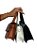 Bolsa Quadrada Jeans - Cor Marrom, Couro Sintético - Modelo Ester - Imagem 7