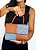 Bolsa Quadrada Jeans - Cor Marrom, Couro Sintético - Modelo Ester - Imagem 3