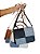 Bolsa Quadrada Jeans - Cor Preto, Couro Sintético - Modelo Ester - Imagem 4