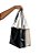 Bolsa Tote de ombro - Cor Preto, Couro Sintético - Modelo Pilar - Imagem 5