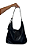 Bolsa Tote de ombro - Cor Preto, Couro Sintético - Modelo Silvy - Imagem 1
