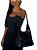 Bolsa Tote de ombro - Cor Preto, Couro Sintético - Modelo Silvy - Imagem 5