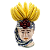 CACHEPOT CABEÇA MULHER PENCA DE BANANA COM TURBANTE - Imagem 1