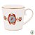 Caneca Grande Medallion Branco - Love Birds - Imagem 1