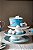 Prato de Jantar Azul Stripes - Love Birds - Imagem 3