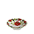 Tigela G Tomate relevo - Imagem 1
