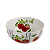 Tigela G Tomate Fresco com listras - Imagem 1