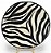 PRATO SOBREMESA AMASSADO PELE DE ZEBRA - Imagem 1