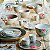 Prato Petit Four Branco - Blushing Birds - Imagem 2