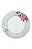 PRATO DE JANTAR BRANCO - BLUSHING BIRDS - Imagem 1