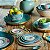 Prato de Sobremesa Azul - Blushing Birds - Imagem 6