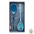 Set/2 Colheres p/ Salada Esmaltadas Azul - Spring to Life - Imagem 2