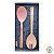 Set/2 Colheres p/ Salada Esmaltadas Rosa - Spring to Life - Imagem 2