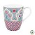 Caneca Grande Scallop Azul - Flower Festival - Imagem 1