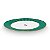 Prato de Jantar Stripes Esmeralda/Verde - Love Birds - Imagem 3
