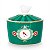 Açucareiro Medallion Esmeralda/Verde - Love Birds - Imagem 1