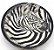 BOWL PARA PASTA DE ZEBRA - Imagem 1