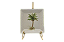 Mini cinzeiro quadrado com relevo coqueiro - Imagem 1
