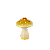 COGUMELO CHAMPIGNON AMARELO CLARO - Imagem 1