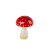 COGUMELO AMANITA VERMELHO - Imagem 1