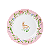 PRATOS RASOS JARDIM FLORIDO ROSA - Imagem 1