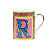 Caneca porcelana letra R ORTIGIA - Imagem 1