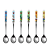 SET 6 COLHERES CHA COCORICO - Imagem 1