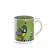 CANECA PARA CHÁ COM INFUSOR VERDE COCORICO - Imagem 1