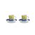 SET 2 XÍCARA ESPRESSO/PIRES AZUL LE CASETTE - Imagem 1