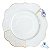 Prato de Jantar Flowers - Royal White - Imagem 1