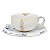 Xícara De Chá c/ Pires - Royal White - Imagem 1