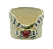 PORTA TALHER DECORATIVO COM TOMATE E LAÇO - Imagem 1