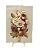 PLACA COM RELEVO DE MAÇÃS E FLORES - Imagem 1