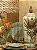PRATO SOBREMESA DECORATIVO COM ABACAXI E LISTRAS - Imagem 2