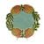 SOUSPLAT DECORATIVO COM RELEVO DE ABACAXI - Imagem 1