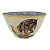 CACHEPOT SHABBY G COM RELEVO DE CAVALO E PENA - Imagem 1