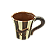 CANECA COM APLICAÇÃO DE CAVALO E ALÇA DE RABO - Imagem 1