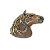 PETISQUEIRA DE CAVALO MARROM - Imagem 1
