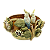 CACHEPOT GARDEN COM GIRASSOIS E PÁSSAROS - Imagem 1