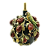 BASE DE ABAJUR COM CAJUS, PÁSSAROS E CASTANHAS SECAS - Imagem 1