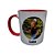 Caneca cor ( alça e interior vermelho ) - Imagem 1