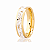 Aliança Ouro 18k Pigmento Branco Efeito Marmorizada - Imagem 5