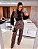 Conjunto Preto Animal Print - Imagem 1