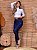 Calça Jeans escuro skinny - Imagem 1