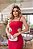 Vestido Midi  Vermelho - Imagem 3