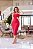 Vestido Midi  Vermelho - Imagem 1