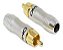 Conector RCA Macho Alumínio Diamond DMD JC-2000 - Imagem 1