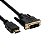 Cabo HDMI x DVI 18+1 CB Cables HL-HDVI18+1 - Imagem 1